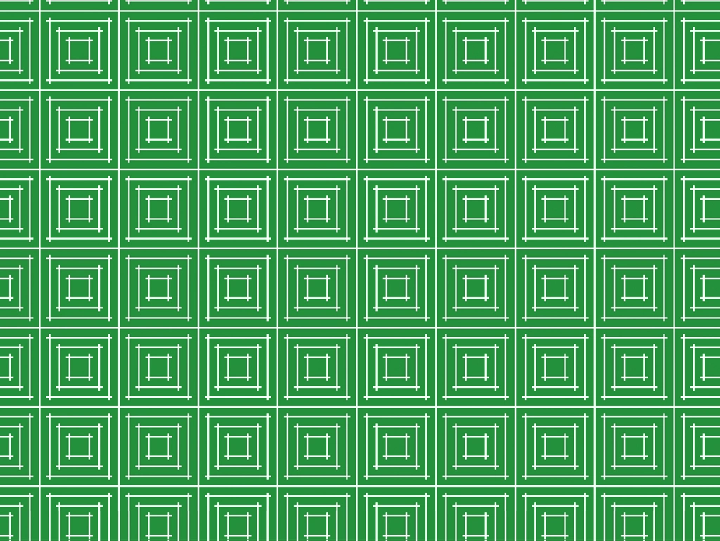 6種類の枡刺し文様の背景イラストとベクター | 緑色