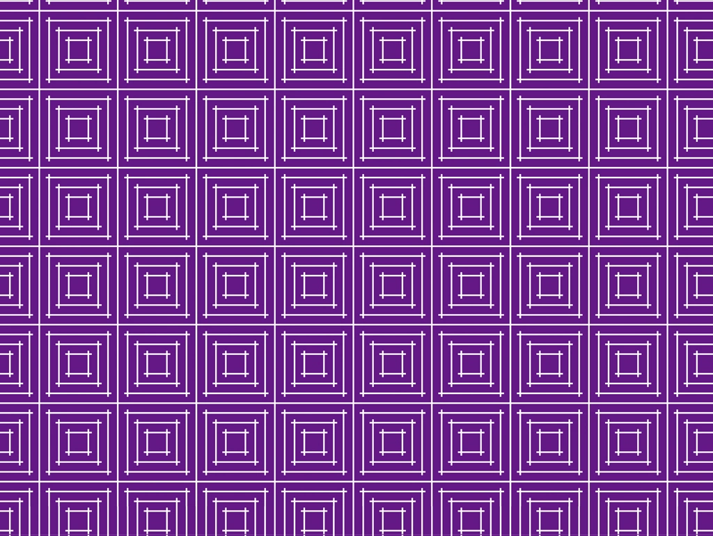 6種類の枡刺し文様の背景イラストとベクター | 紫色