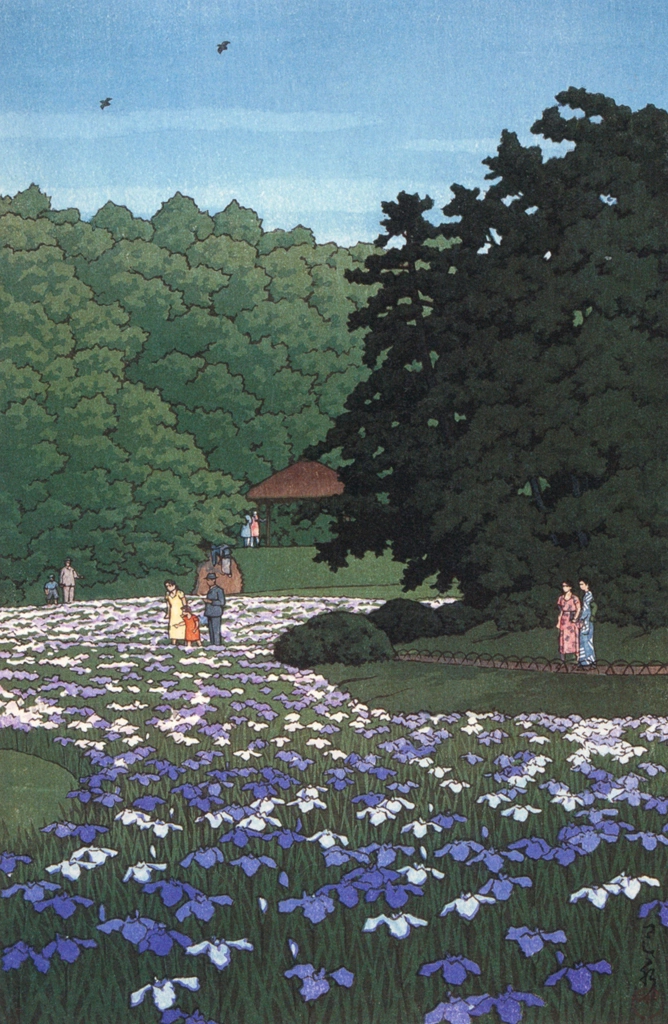 「明治神宮菖蒲田」 川瀬巴水 （1951年） | 生誕130年 川瀬巴水展 郷愁の日本風景より