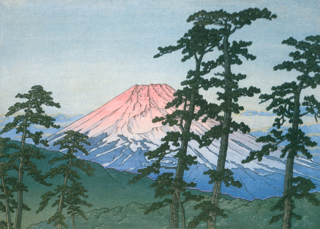 「はこねの富士」 川瀬巴水 （1947年） | 生誕130年 川瀬巴水展 郷愁の日本風景より