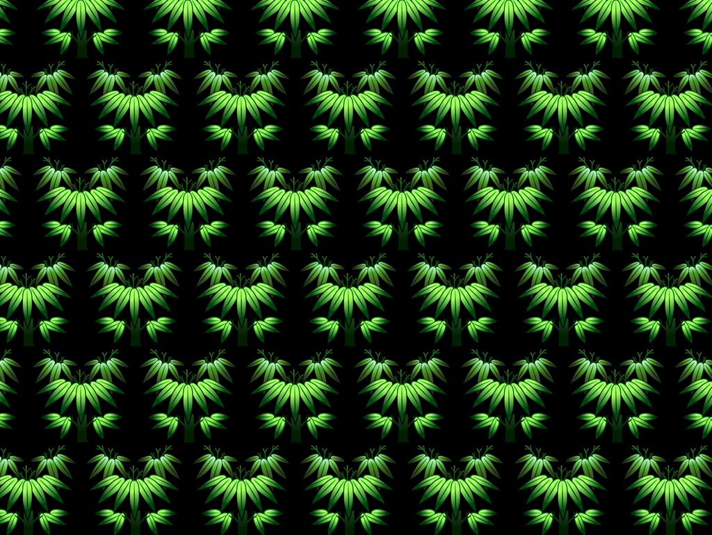 Set of 6  Bamboo Pattern Background Illustrations and Vectors | Green and Black