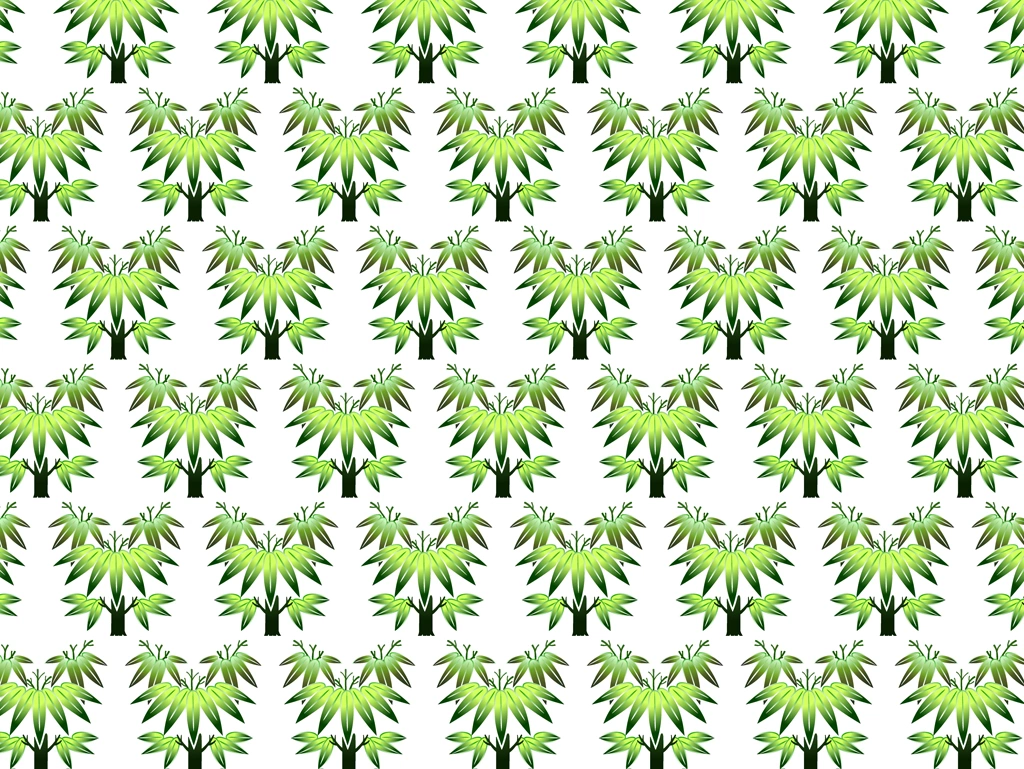 Set of 6  Bamboo Pattern Background Illustrations and Vectors | Green and White