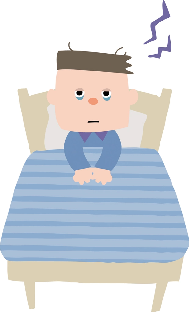 Set of 3 Sleep Deprived Father Illustrations and Vectors | Mongoloid
