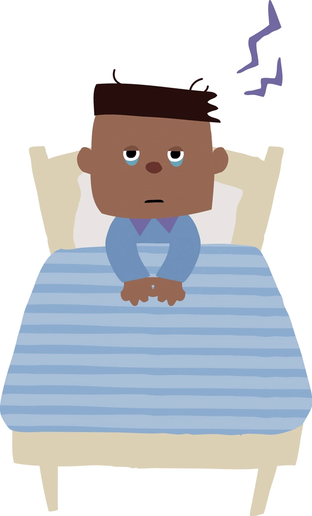 Set of 3 Sleep Deprived Father Illustrations and Vectors | Black People