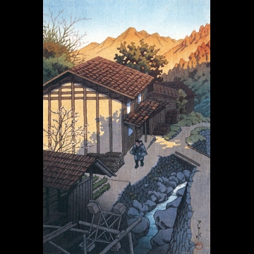 「武州子の山」 川瀬巴水 （1941年）