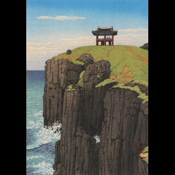 「朝鮮八景 叢石亭」 川瀬巴水 （1939年）