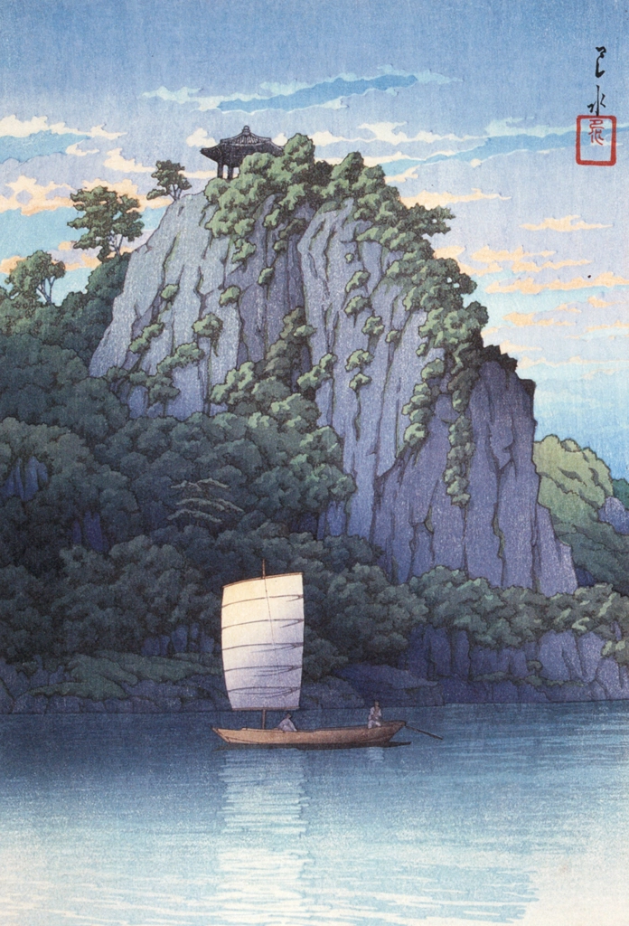 「朝鮮八景 扶余落花巖」 川瀬巴水 （1939年） | 生誕130年 川瀬巴水展 郷愁の日本風景より