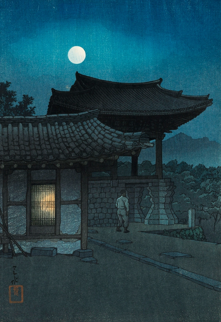 「朝鮮八景 慶州仏国寺」 川瀬巴水 （1939年） | 3