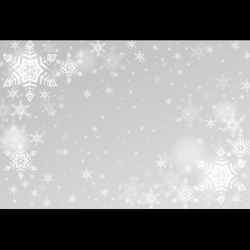 6種類の雪の結晶の背景イラストとベクター