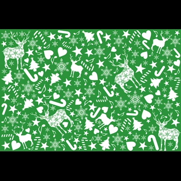 6種類のクリスマスパターンの背景イラストとベクター