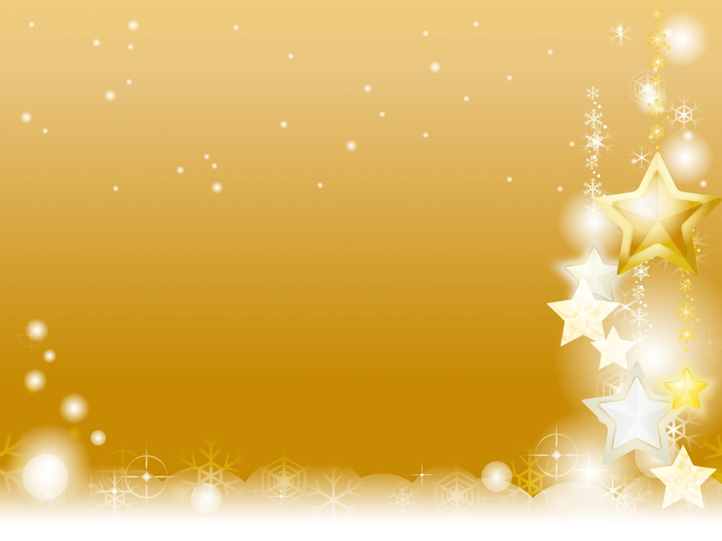 Set of 6 Snow and Star Ornament Background Illustrations and Vectors | Gold