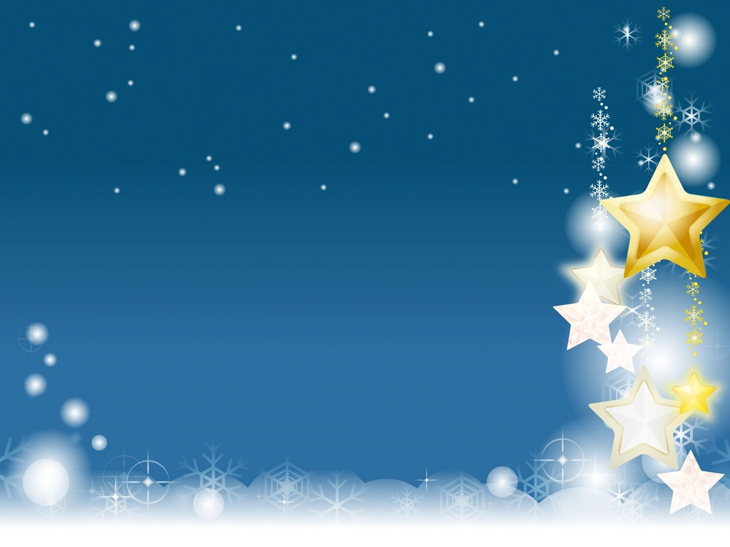 Set of 6 Snow and Star Ornament Background Illustrations and Vectors | Blue