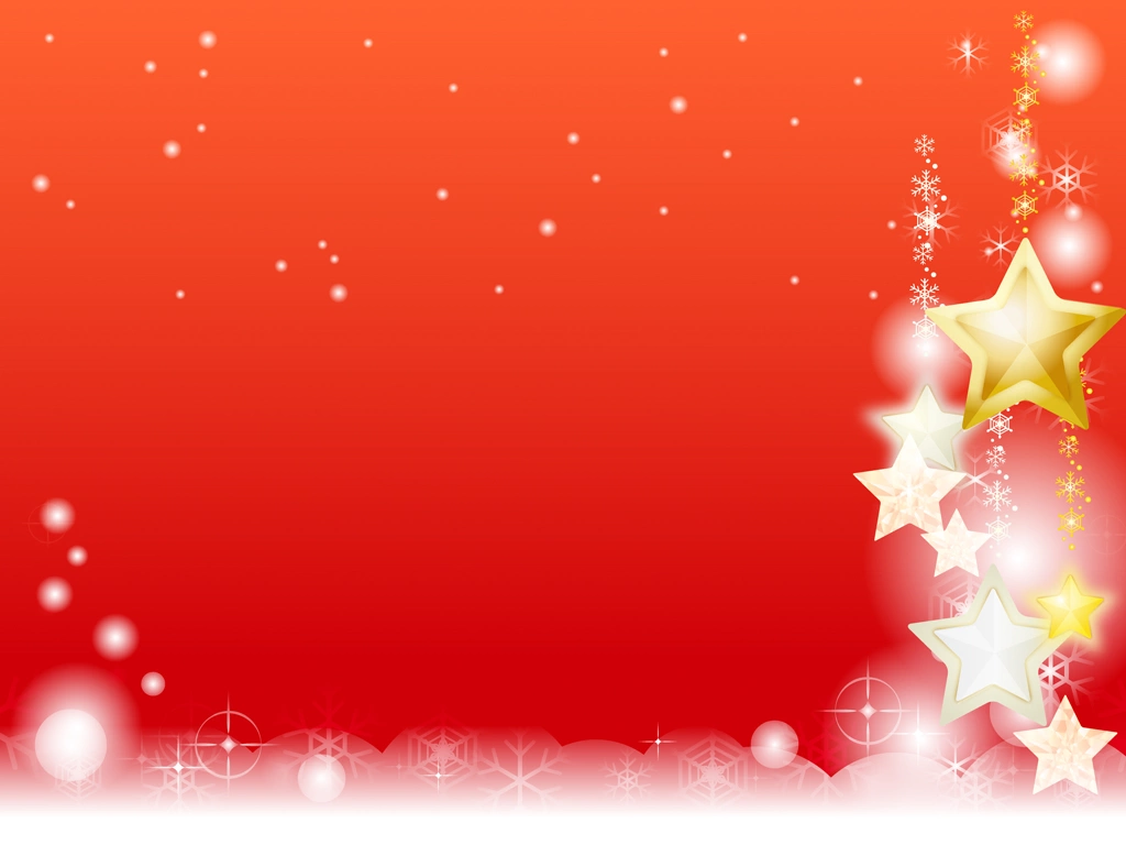Set of 6 Snow and Star Ornament Background Illustrations and Vectors | Red