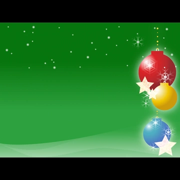6種類のクリスマスのオーナメントボールの背景イラストとベクター