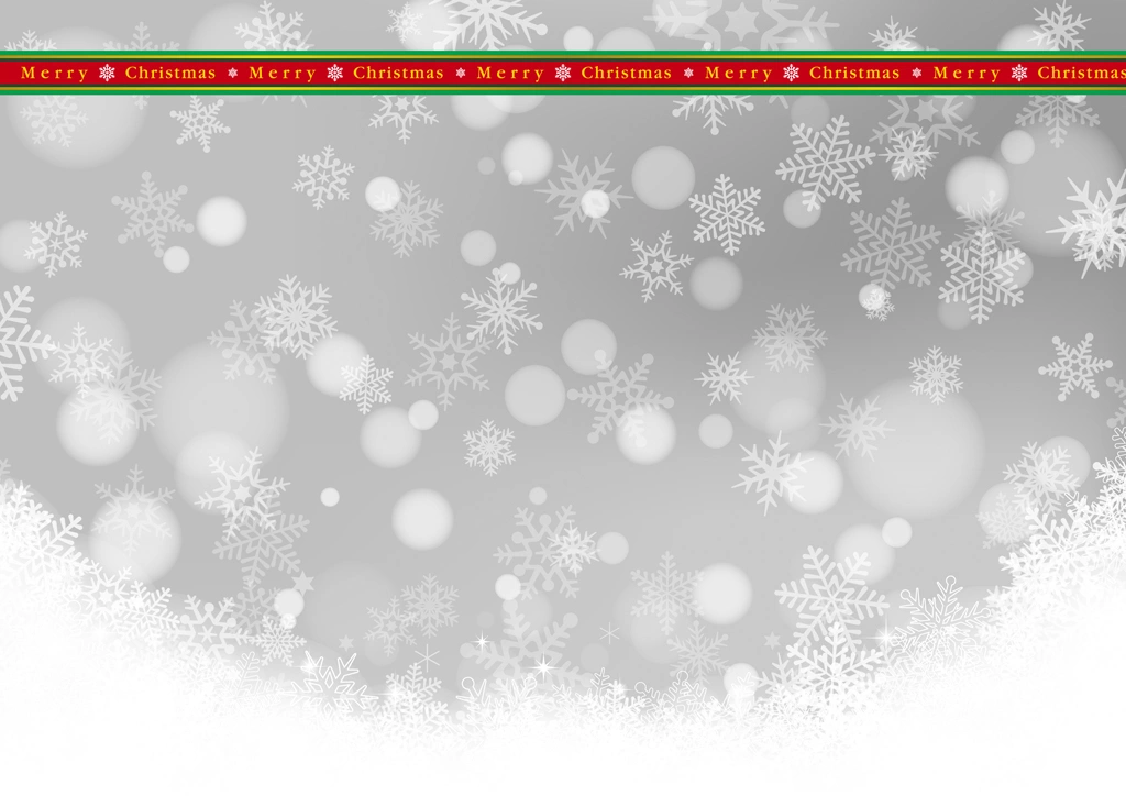 Set of 6 Christmas Tape and Falling Snowflakes Background Illustrations and Vectors | Gray