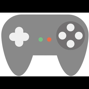 3種類のゲームコントローラーのアイコンイラストとベクター