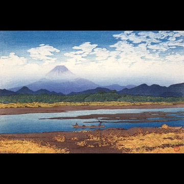 「東海道風景選集 馬入川」 川瀬巴水 （1931年）