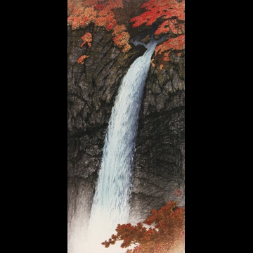 「日光華厳の瀧」 川瀬巴水 （1931年）
