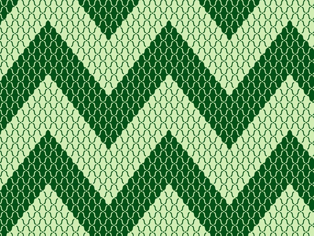 Set of 5 Zigzag and Tatewaku Pattern Background Illustrations and Vectors | Green
