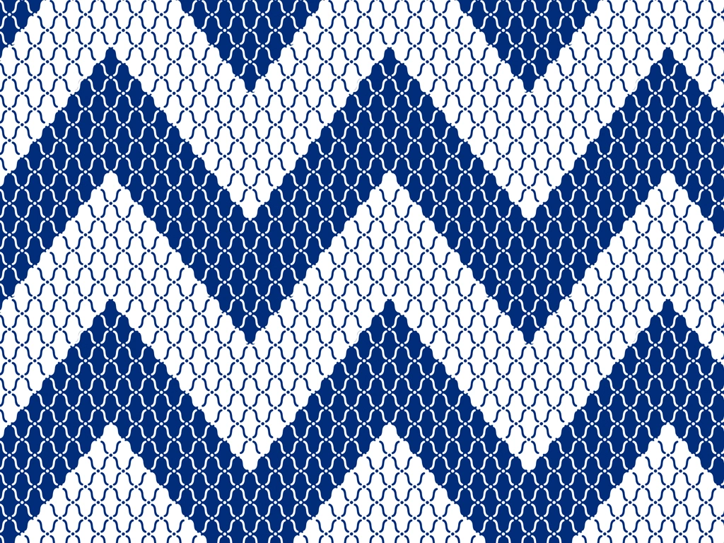 Set of 5 Zigzag and Tatewaku Pattern Background Illustrations and Vectors | Blue