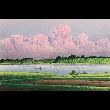 「手賀沼」 川瀬巴水 （1930年）