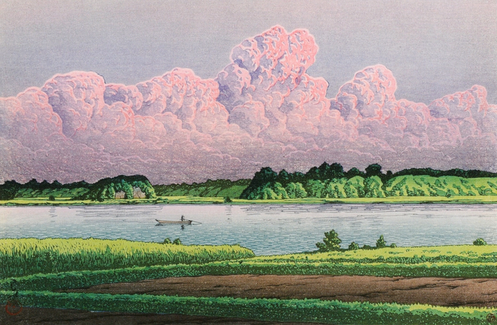 「手賀沼」 川瀬巴水 （1930年） | 生誕130年 川瀬巴水展 郷愁の日本風景より