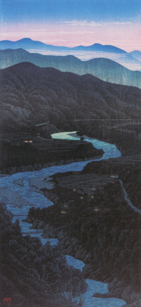 Ioridani Pass, Etchu by Hasui Kawase (1923) | from Hasui Kawase Art Works Collection Revised Edition