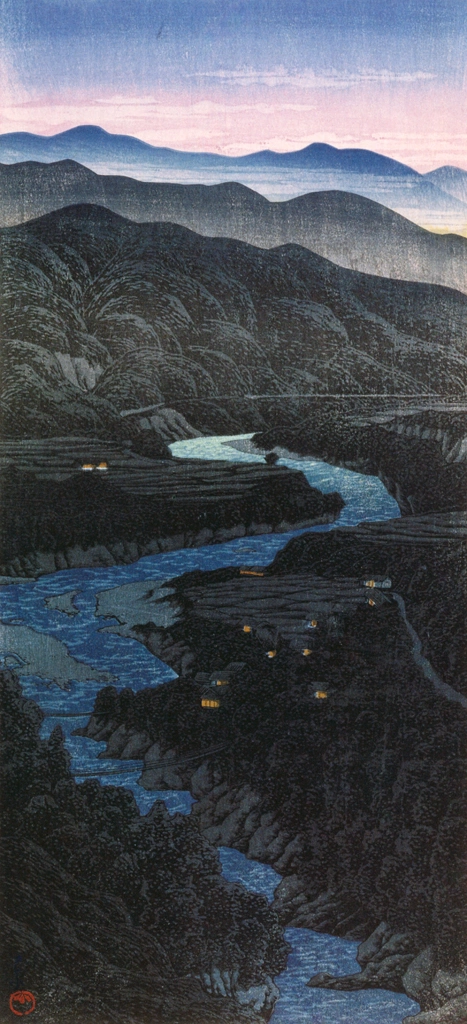 Ioridani Pass, Etchu by Hasui Kawase (1923) | from Kawase Hasui 130th Anniversary Exhibition Catalogue