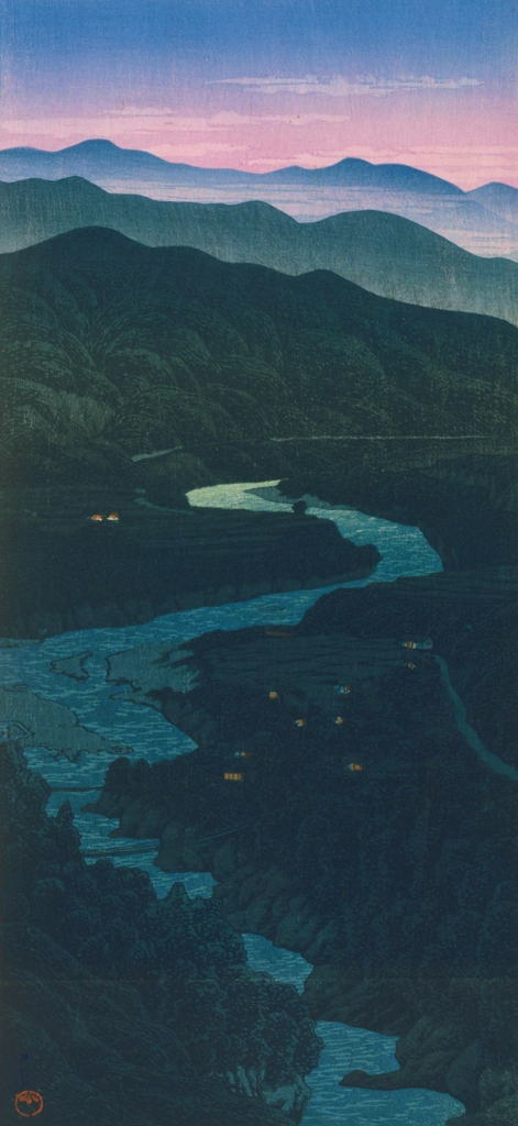 Ioridani Pass, Etchu by Hasui Kawase (1923) | from Kawase Hasui Woodblock Print Collection 2