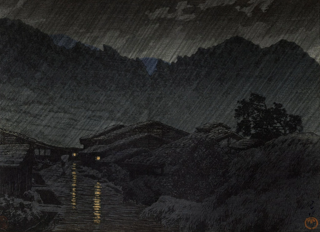 Selected Views of Japan: No. 34, Suhara, Kiso by Hasui Kawase (1925) | from Selection of Scenes of Japa