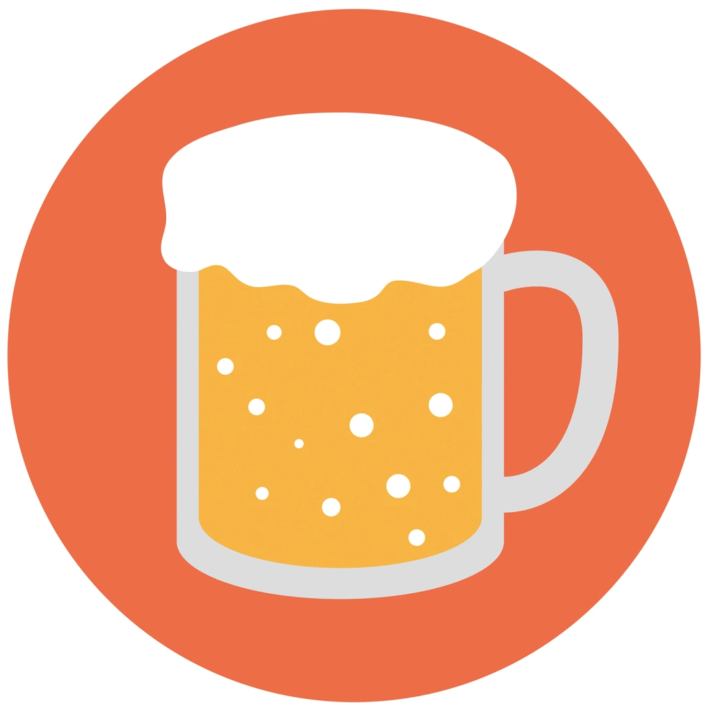 Set of 3 Beer Icon Illustrations and Vectors | Beer Circular Icon