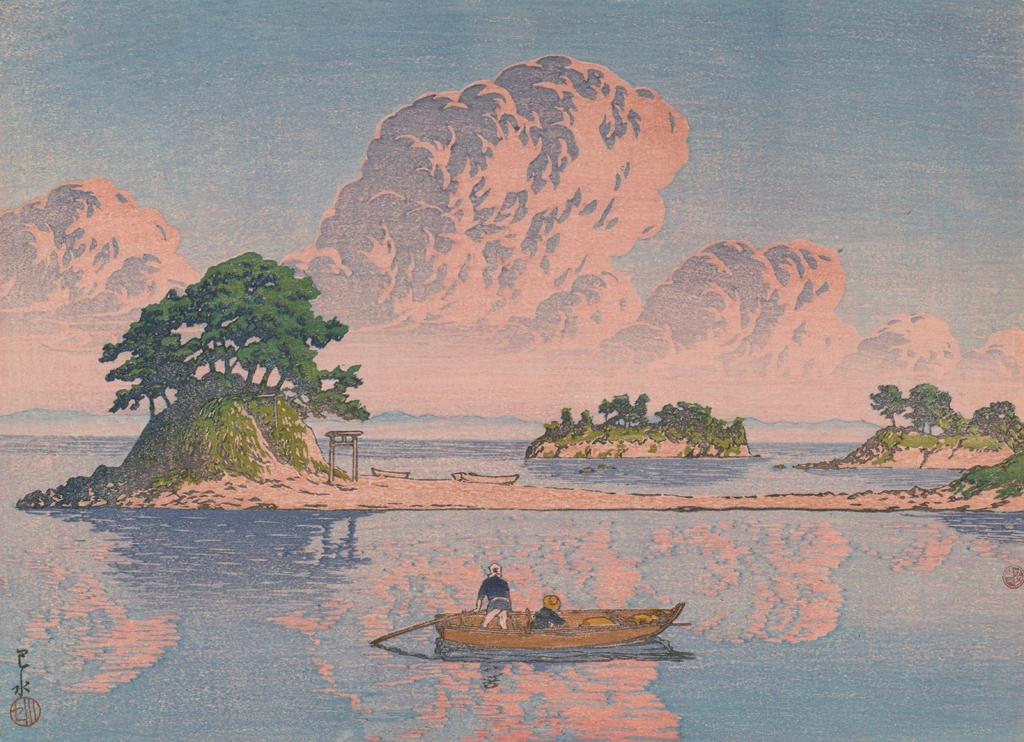 「日本風景選集 島原九十九島」 川瀬巴水 （1922年） | 2
