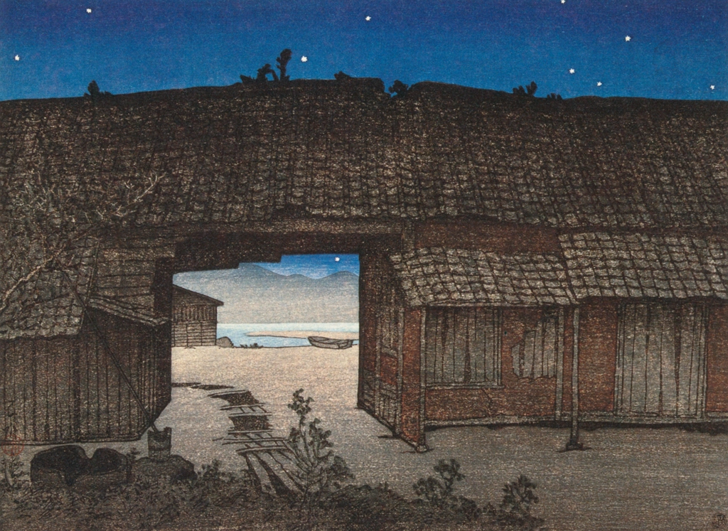 「日本風景選集 唐津（米倉跡）」 川瀬巴水 （1922年） | 生誕130年 川瀬巴水展 郷愁の日本風景より