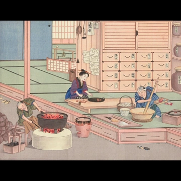 Confectionary by Workshop of Kawahara Keiga (circa 1809-1829)