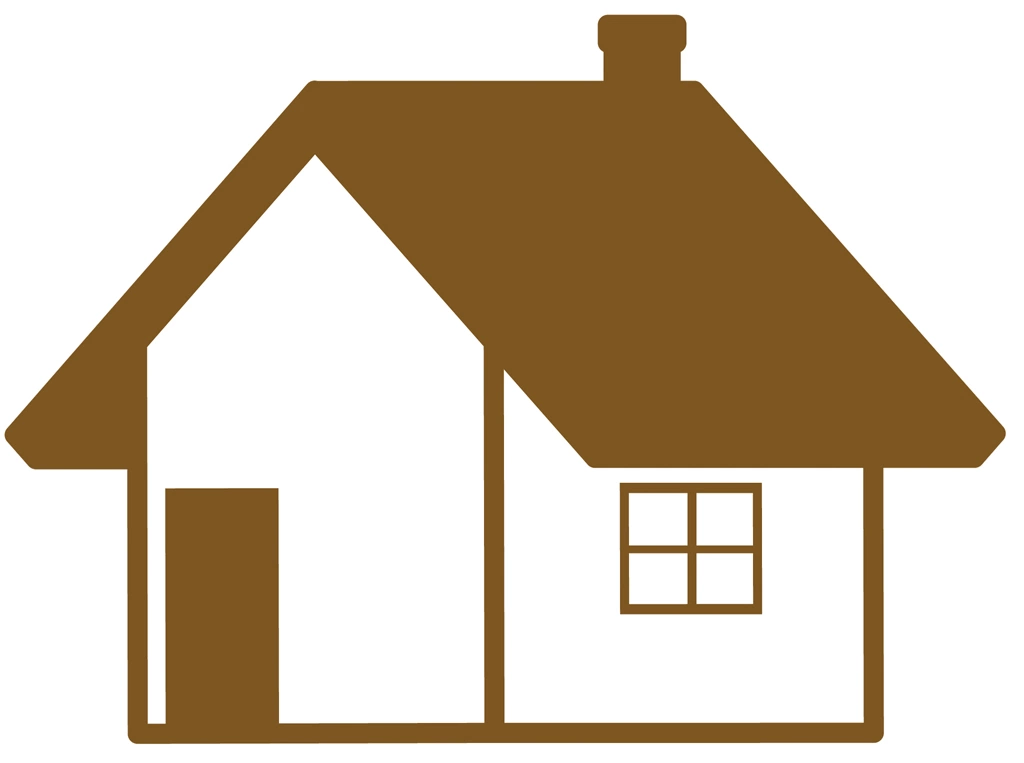 Set of 3 House Icon Illustrations and Vectors | Monochromatic House Icon