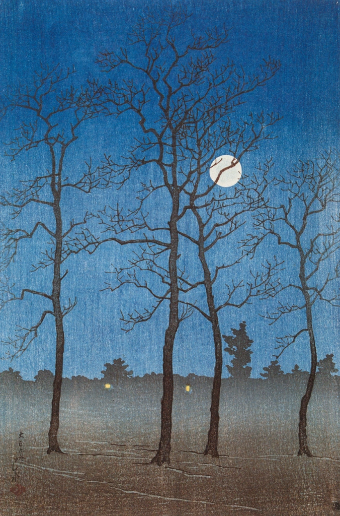 「東京十二題 戸山の原」 川瀬巴水 （1920年） | 生誕130年 川瀬巴水展 郷愁の日本風景より