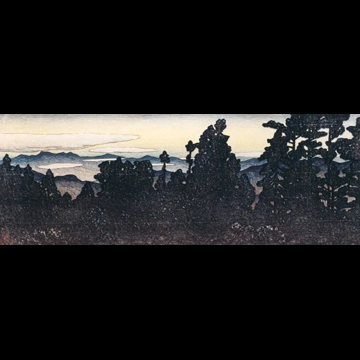 「伊香保の夏」 川瀬巴水 （1919年）