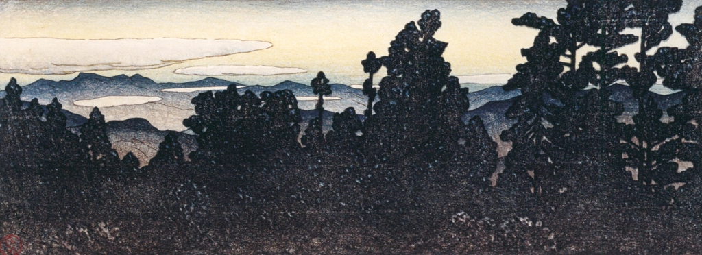 「伊香保の夏」 川瀬巴水 （1919年） | 生誕130年 川瀬巴水展 郷愁の日本風景より