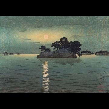 「月の松島」 川瀬巴水 （1919年）