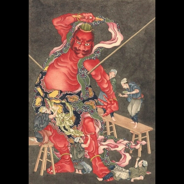 「仏師」 葛飾北斎 （1826年頃）