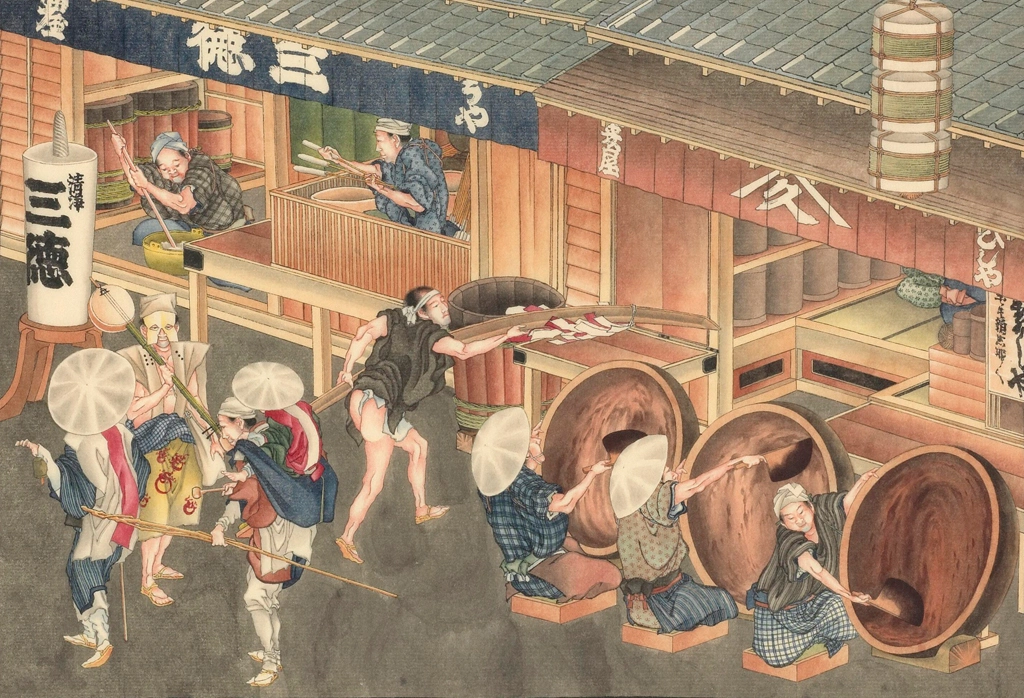 「漆屋・ろうそく屋」 葛飾北斎 （1826年頃） | 1