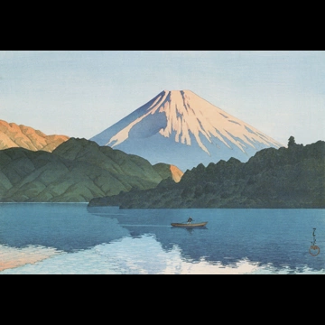 「箱根芦之湖」 川瀬巴水 （1935年）