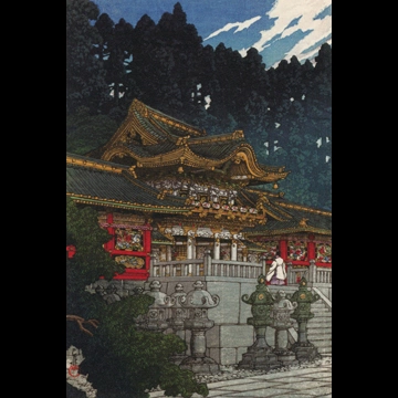 「日光陽明門」 川瀬巴水 （1930年）