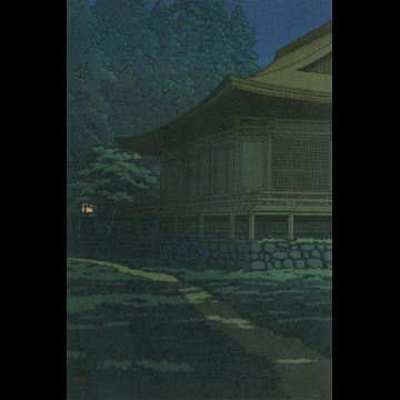 「京都大原三千院」 川瀬巴水 （1949年）