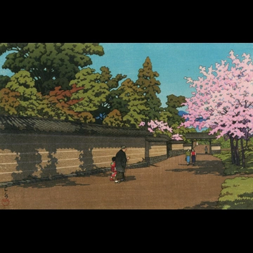 「醍醐之春（京都）」 川瀬巴水 （1950年）