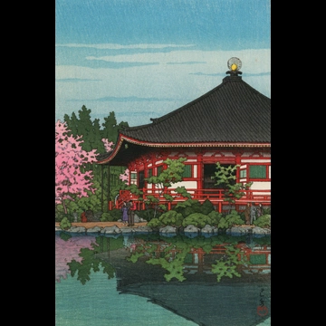 「醍醐伝法院（京都）」 川瀬巴水 （1950年）