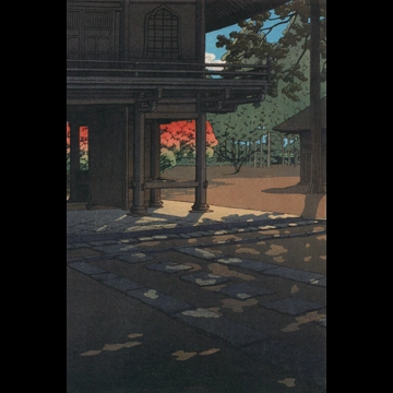 「野火止平林寺」 川瀬巴水 （1952年）