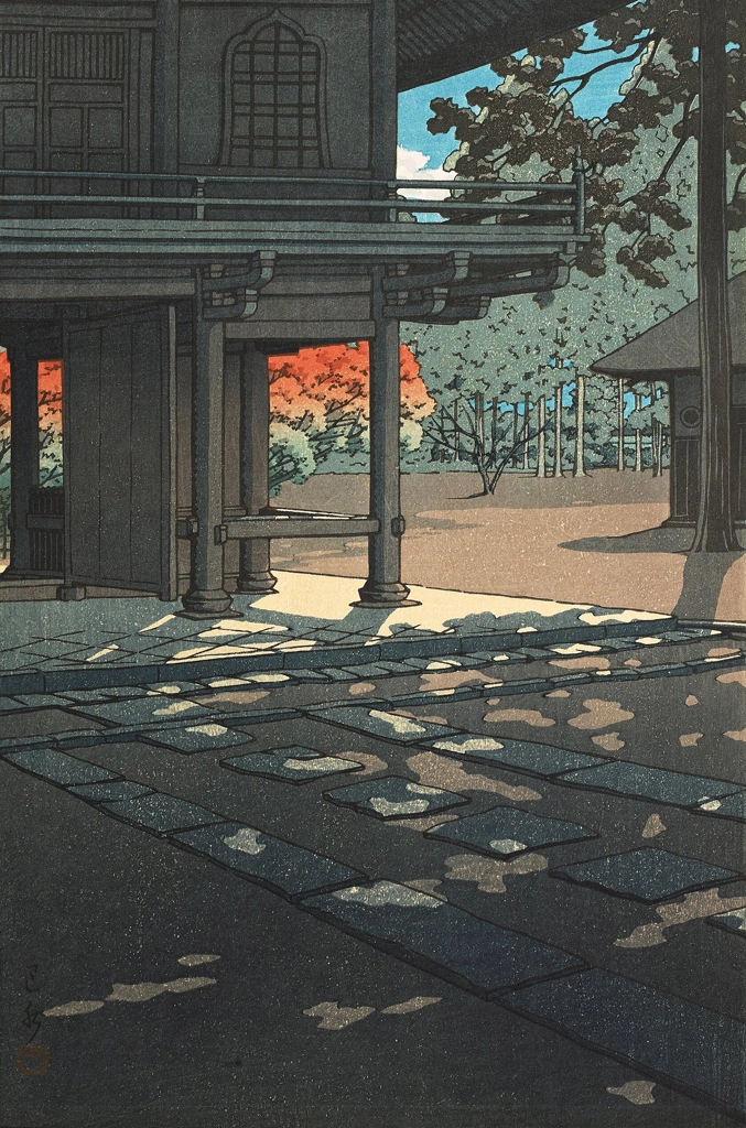 「野火止平林寺」 川瀬巴水 （1952年） | 2