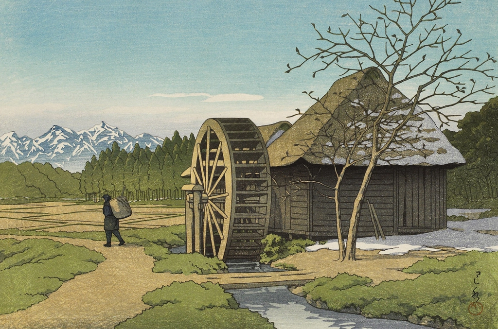 「富士山の裾野」 川瀬巴水 （1952年） | 2