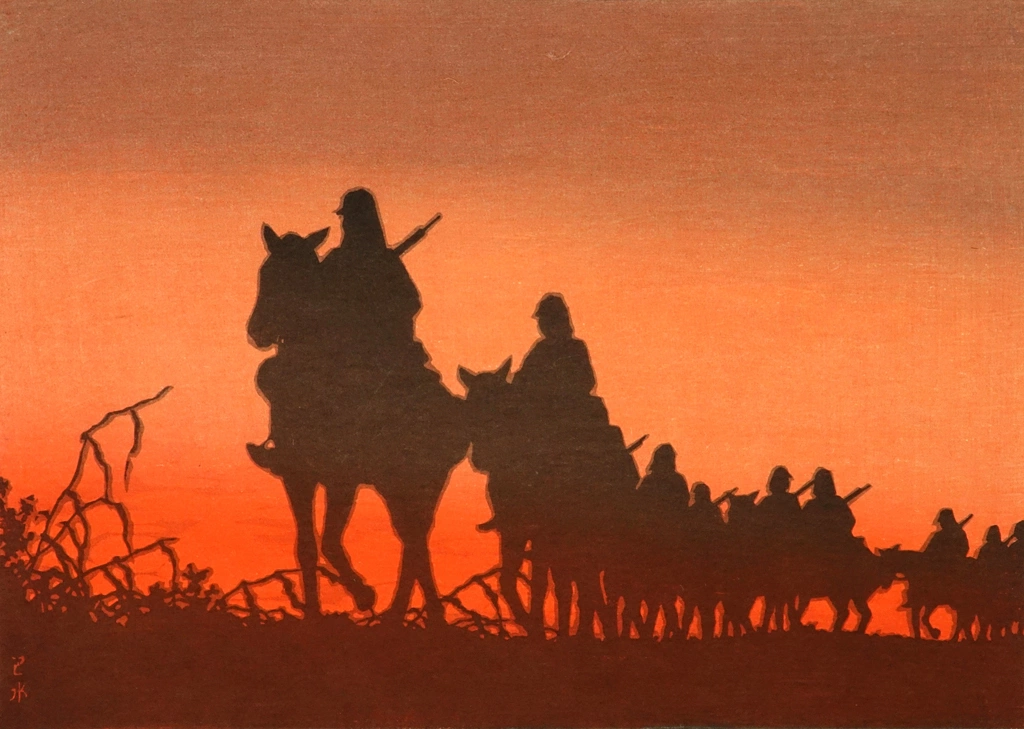 Red Sunset by Hasui Kawase (1937) | 3